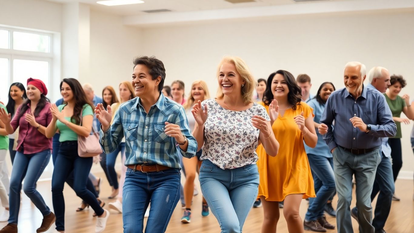 Community gathering for fun and social line dancing in Ottawa. 