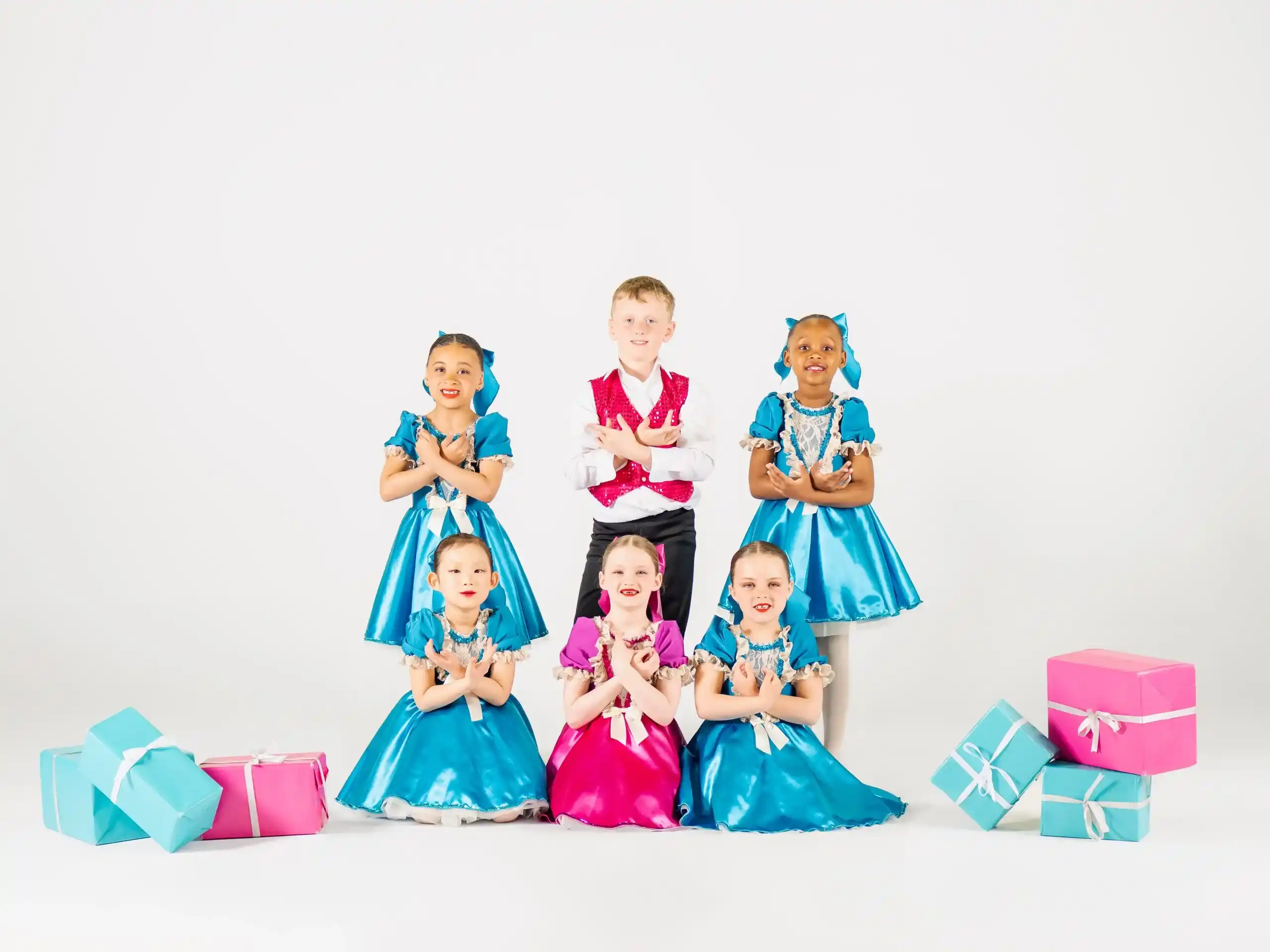 Ballet dancer in pink costume at Ottawa dance class