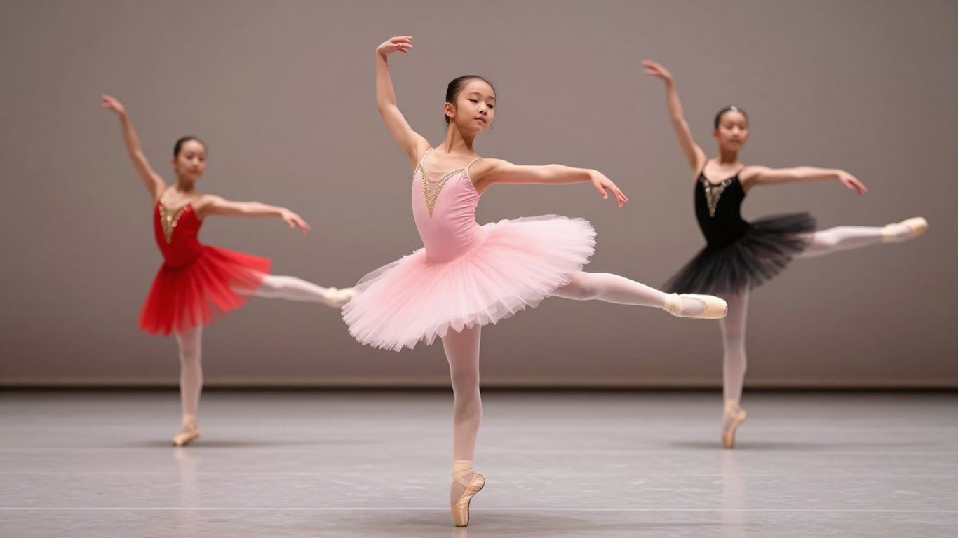 Des enfants exécutent des pas de danse jazz pleins d'énergie dans un studio de danse d'Ottawa